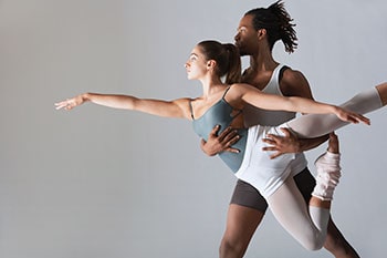 a man and a woman ballet dancing